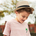 Children Sunhat Kids Summer Beach Straw Hat Jazz Panama