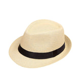 Children Sunhat Kids Summer Beach Straw Hat Jazz Panama