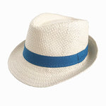 Children Sunhat Kids Summer Beach Straw Hat Jazz Panama