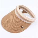 2019 New Woman's Sun Hats Hand Made DIY Straw Bowknot