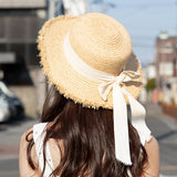 Women Summer Hot Sale Raffia Wide Brim Straw Hats Shade