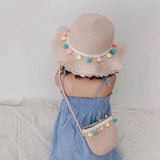 Sun Hats for Children 2020 Summer Beach Girls Straw Weave