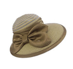 Fashion summer straw sun hat bow-tie handmade hat for women