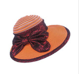 Fashion summer straw sun hat bow-tie handmade hat for women